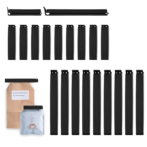 Criveple 20 Piezas Pinzas Bolsas Alimentos, 6/11cm Pinzas Cocina...