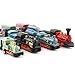 Exasinine 4 Sets Steam Train Model Set With Pull-Back Die-Cast Metal Locomotive for Display or Play - Ideal Home Decor and Gift for Enthusiasts, Collectors, Boys and Girls