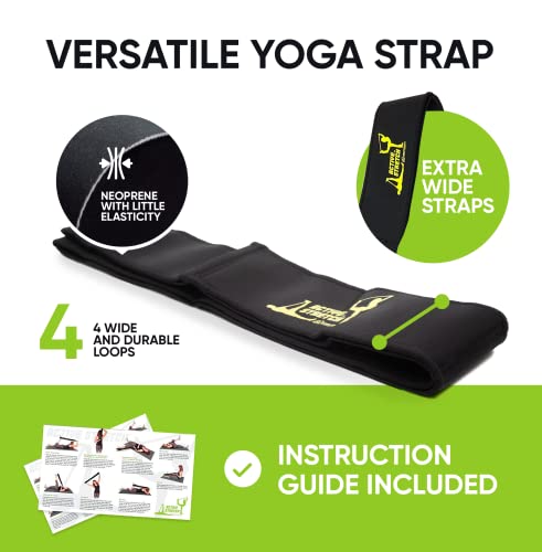 Core Prodigy Active Stretch - Wide Loop Stretching Strap #TOP5