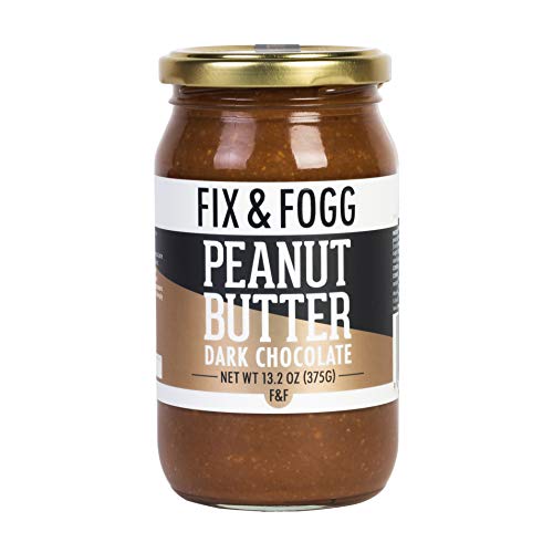 Gourmet Peanut Butter, Chunky Chocolate Spread, Keto Peanut Butter, Low Sugar Peanut Butter, Dark Chocolate, 375g - Fix and Fogg Peanut Butter - Thumbnail 2