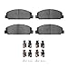 Dynamic Friction Company 3000 Semi-Metallic Brake Pads and Hardware Kit