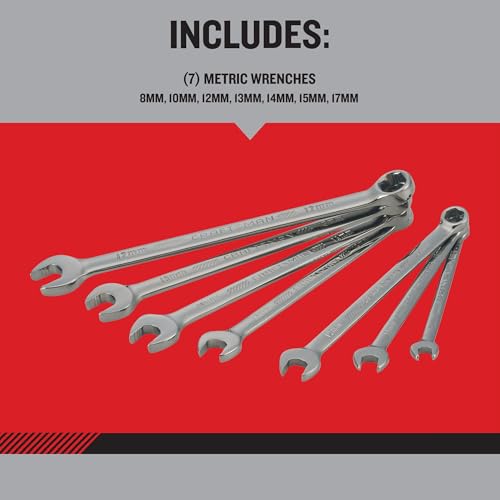 CRAFTSMAN OVERDRIVE 7-Piece Metric Wrench Set (CMMT87807) - image 4
