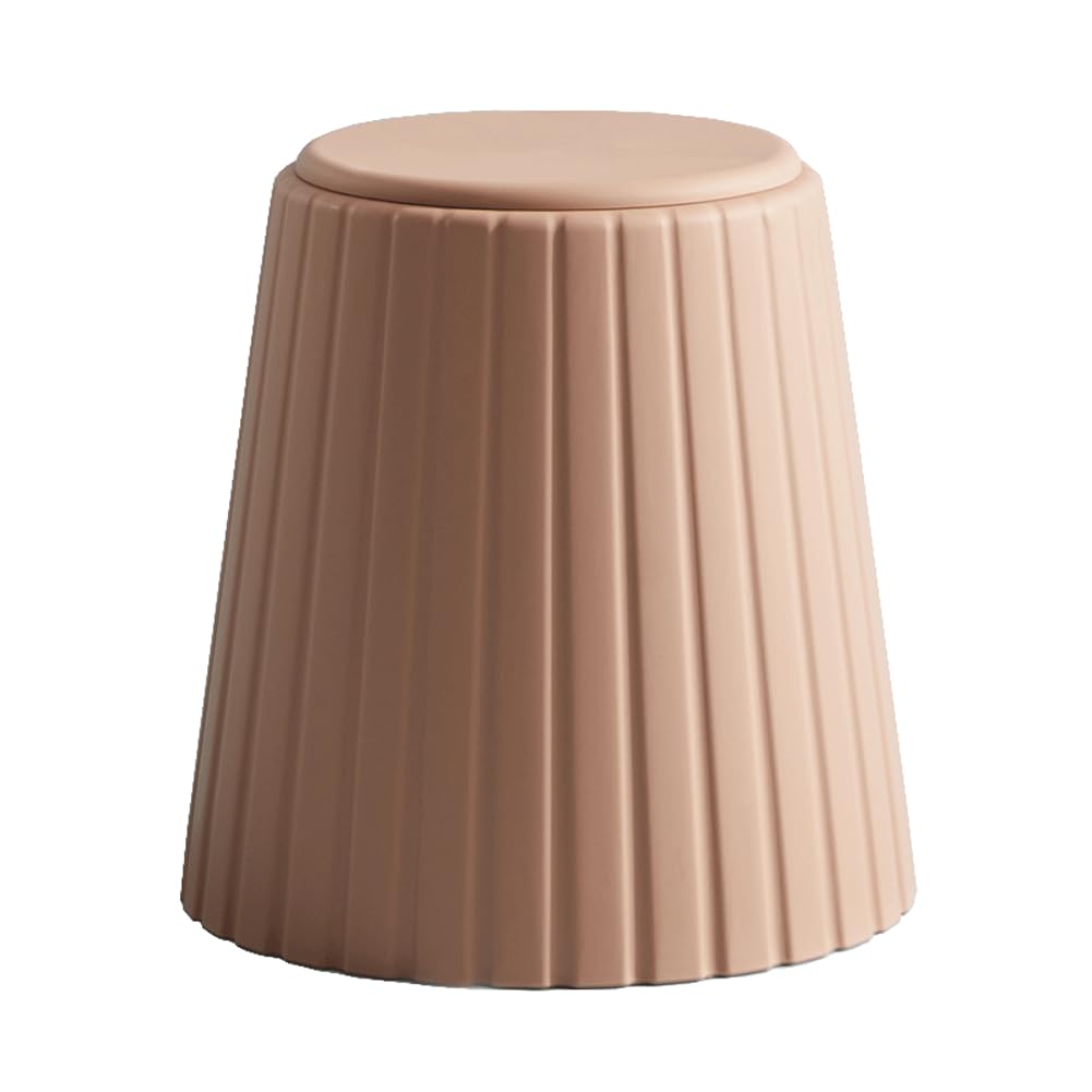 Tabouret de maquillage rose pour coiffeuse de chambre à coucher