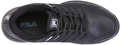 Fila Lugano 6.0, Tênis Masculino, Preto (Preto/Cinza/Branco), 41