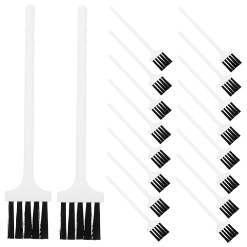 STOBAZA 20pcs Cleaning Brush Keyboard Brush Keyboard Kit Brush Brush Electronic Cleaning Kit Keyboard Tool Cleaning Kit Electronics Cleaning Kit Nylon White