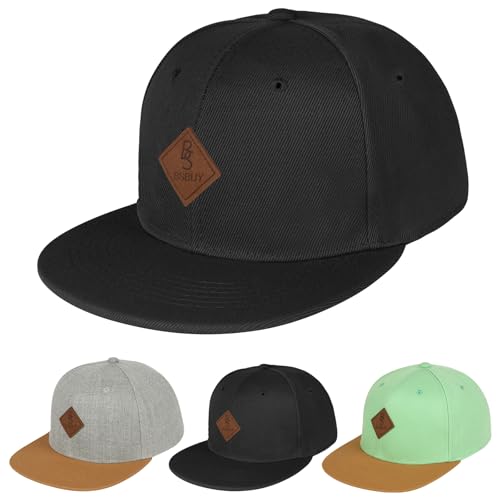 BSBUY Casquette Snapback Homme Femme, Casquette de Baseball été Réglable, Coton Anti-Soleil...