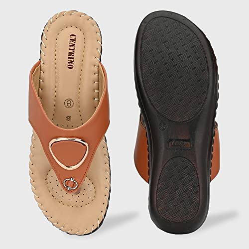 Image of Centrino Women's Thong Comfortable Ortho Care Ladies | Fashion Wear Sandal & Chappal | Soft Cushioned for More Comfort (7902)