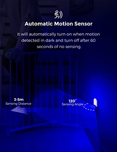 Image of L LOHAS LED Blue Night Light Plug in, Bluey Motion Sensor Night Light,2Pack