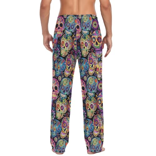 ALAZA Shells Pajama Pants Mens Lounge Pjs Men's Pajama Bottoms with Pockets Drawstring S 6