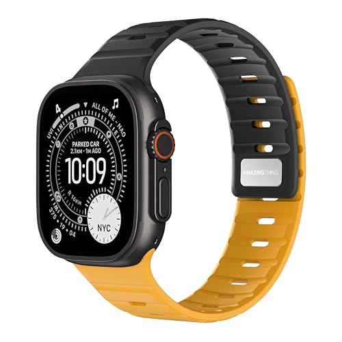 Bracelet silicone étanche Apple Watch Ultra pour le sport intense et la natation