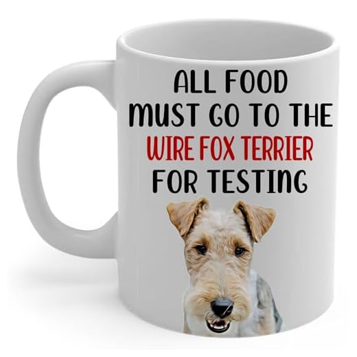 Grey Tan Wire Fox Terrier Mom Coffee Mug White 11Oz Funny Ceramic Cup Gifts For Women Pet Peeking Portrait Humorous Kitchen Quote Gifts for Wire Fox Terrier Dog Lovers