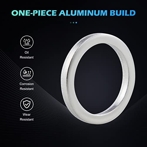 Orion Motor Tech Oil Drain Plug Repair Kit, 150 Piece Metric Oil Drain Pan Thread Repair Kit With Crush Washers Thread Taps Drain Plugs And Carry Case, Rethreading Tools In M13 M15 M17 M20 M22 Sizes #TOP5