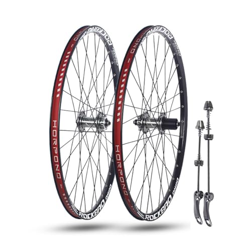 Roue de vélo pour randonnée VTT en forêt et chemins escarpés tous terrains
