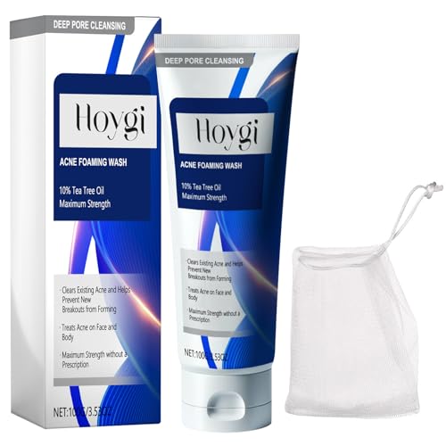 Acne Foaming Wash, Limpiador Facial Antiimperfecciones, para Pieles Normales, Grasas y Propensas al Acné