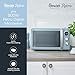 Swan Retro LED Digital Microwave Blue, 20L, 800W, 6 Power Levels Including Defrost Setting, SM22030LBLN