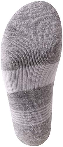 Image of Reebok Women's No Show Athletic Breathable Low Cut Cushioned Socks (12 Pack), Size 4-10, White /Grey