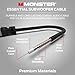 Monster Essentials Premium Subwoofer Cable Connector for Home Theaters and Cars, RCA Subwoofer Audio Cable, 13.1ft