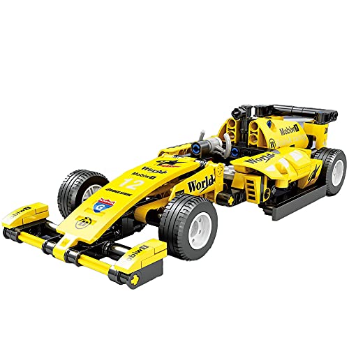 HI-Luck HI Luck Building Blocks Car Toys,230 Pieces Building Pull Back Racecar Toys for Kids,Best Building Blocks Gift for 6-12+ Years Old Boys and Girls, T1002