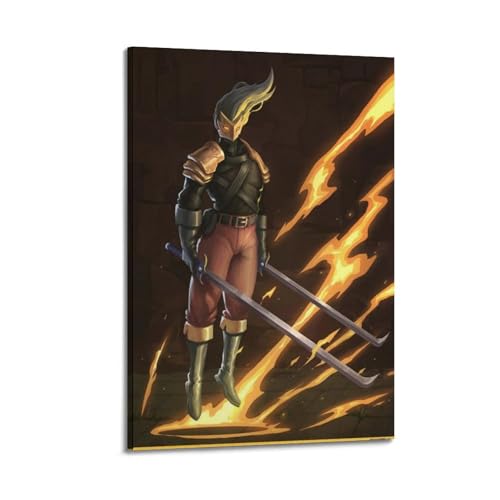 ZMCXNNZ Póster de Game Slay The Spire 1 póster decorativo de lienzo para pared e impresión artística moderna para decoración de dormitorio familiar, 16 x 24 pulgadas (40 x 60 cm)