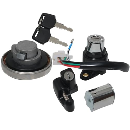 Switch encendido moto para CA125 1995-1999 y kit de bloqueo tapa tanque combustible motocicletas