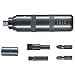 Klein Tools 70220 Impact Driver, Reversible Driver Set Includes 3/8-Inch Square Drive Adapter and Four Hex Bits