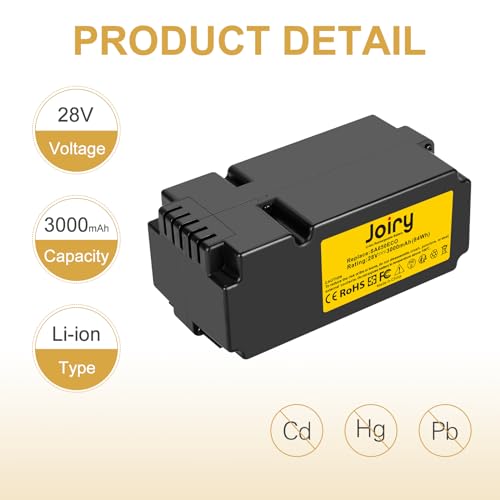 Bild 2 Joiry 28V 3000mAh Li-ion Akku Ersatzakku Kompatibel mit Yard Force Mähroboter SA650ECO NX60i X50I