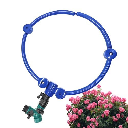 Anillo De Riego para Árboles - Anillo De Irrigación Reutilizable Y Recargable para Árboles | Aspersor Regulable 360 Grados para Patio Jardín Macizos Exterior Plantas y Arbustos