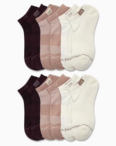 Calvin Klein Women's No Show Socks - 12 Pack Cushioned Comfort Athletic Performance Low Cut Socks for Women (Shoe Size: 4-10)2