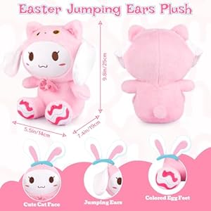 Cinnamorollplushdoll98ineasterbunnystuffedanimalearmovingjumpingcutepinkcatbunnyplushtoyseastergiftsforkidsteensadultsboysandgirlseasterdecoration Urban Country Home Decor Cinnamoroll plush doll 98in easter bunny stuffed animal ear moving jumping cute pink cat bunny plush toys easter gifts for kids teens adults boys and girls easter decoration urban country home decor