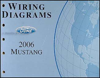 Paperback 2006 Ford Mustang Wiring Diagram Manual Original Book