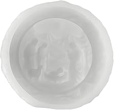 Nativity Molds - Jesus Birth Moulds, 3D Round Silicone Craft Mold, Durable Decorative Shape for Resin, Fondant, Plaster, Gypsum, Soap | Christmas Baking Tool for Candle Making, Holiday Artistic DIY