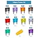 Zitehya 140pcs Mini Fuses Assortment Kit, Automotive Blade Fuses Kit with Puller, Low Profile Car Mini Fuses Replacement for Truck Camper Boat RV Marine (2A 3A 5A 7.5A 10A 15A 20A 25A 30A 35A)