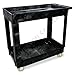 for Service/Utility Cart Two-Shelf 17w x 38d x 31h Black