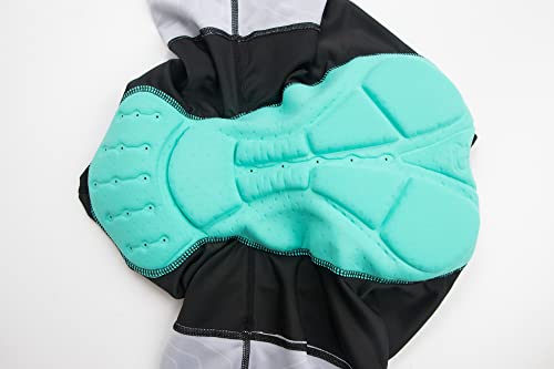 Coconut Ropamo CR Men's Cycling Jersey Set Road Bike Jersey Zipper Pocket Bib Shorts with 4D Padded Cycling Clothing Set