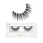 Lilly Lashes Mykonos Lite in Faux Mink, Strip Lashes, Natural Lashes, Reusable False Lashes Natural Look, Lash Strips with Luxury Silk Like Fibers, No Lash Glue Included