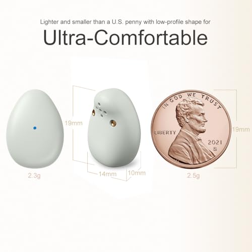 Image of Extra-Small Wireless Earbuds for Small Ears Z1, Semi-in Ear Bluetooth Invisible Headphones, Low-Profile & Lightweight for Side Sleeping, Cycling & Helmet Use, iPhone Android