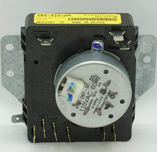 Mintu Timer Replacement For Kenmore 110.61202011 110.61202013 110.61252011 110.62342510 110.62342511 110.65102310 110.65132410 110.65132411 110.71202011 110.71202012 110.71202015 110.71252011 Dryer