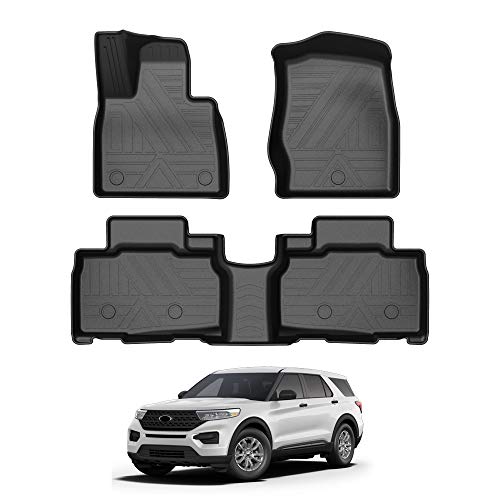 Tapis de sol Ford Explorer toutes saisons KUST caoutchouc sur mesure auto