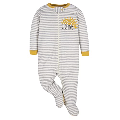 Image of Gerber Baby Boys' 4 Pack Sleep 'N Play Footie