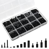 M3 Nylon Standoff & Fastener Kit - Complete Set with Screws, Nuts, Spacers & Threaded Pillars (6mm to 20mm) for Motherboard, PCB, 3D Printer, Raspberry Pi & Computer Building - 600Pcs