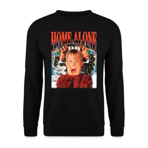 Unibly Kevin Home Alone allein Zuhause- Weihnachten Pullover, Schwarz,...