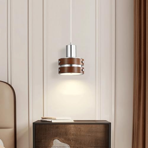 Suspension créative bois et métal pour éclairage chaleureux salon balcon - 3