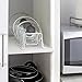 Amazon.com - Organize It All Vinyl Coated Kitchen Wire Lid Plate Rack ...