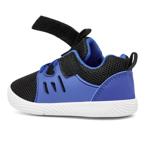 Image of MORENDL Toddler Sneakers Baby Boys & Girls Barefoot Shoes Lightweight Breathable Walking Running Tennis Athletic Sport Shoes