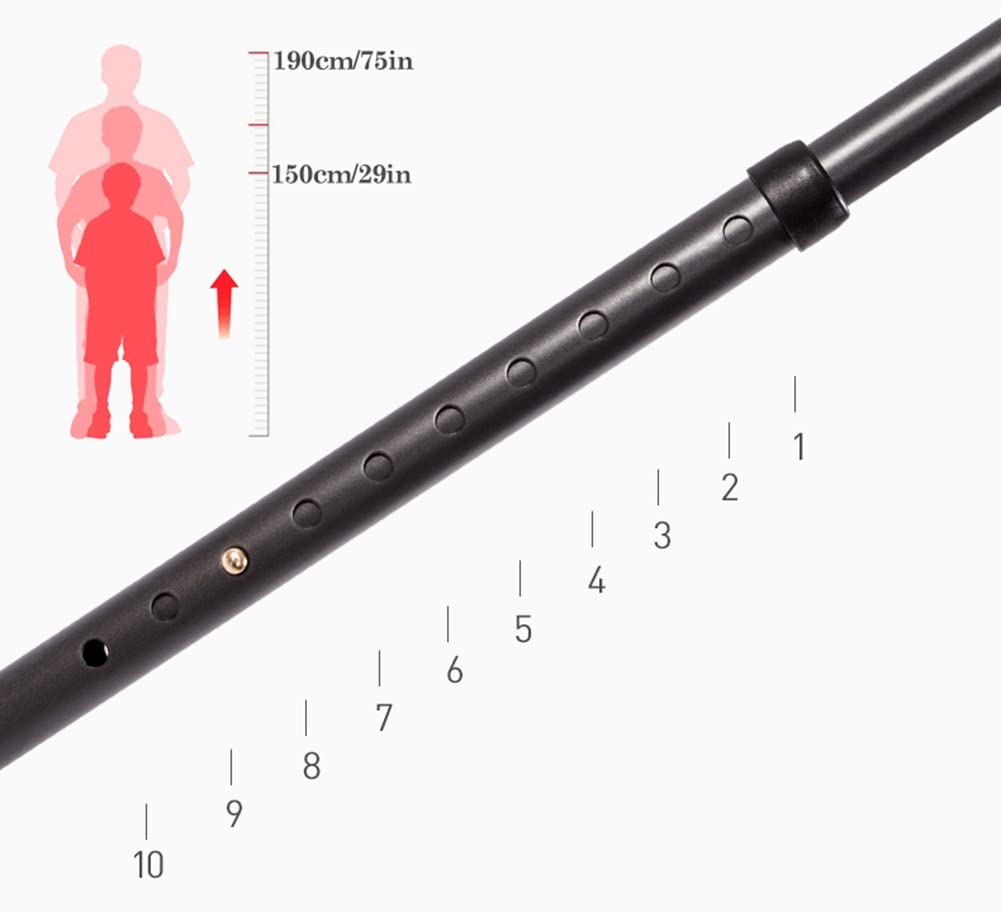 1 Para Kul Pod Pachami Z Miękkimi Podkładkami Pachowymi I Ergonomicznymi Uchwytami, Składane Kule Ortopedyczne, Regulowana Pomoc W Chodzeniu Dla Dorosłych, Obciążenie 286 Funtów