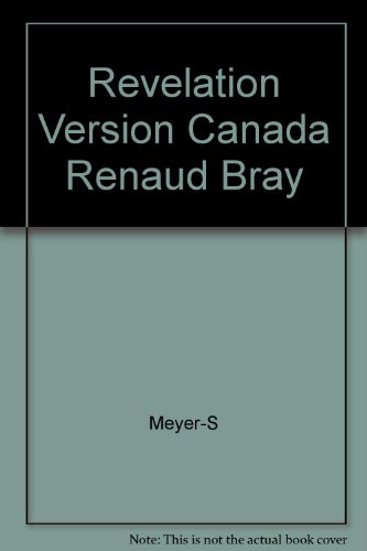 Révélation version Canada Renaud Bray