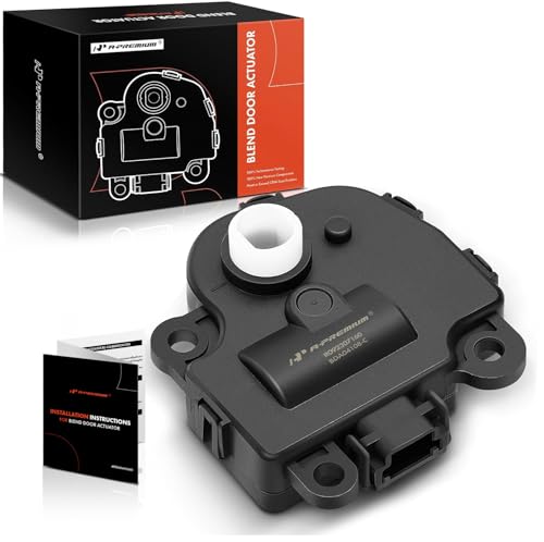 A-Premium HVAC Blend Door Heater Replacement for Chevrolet Corvette 2005-2013 Impala Malibu Monte Carlo Buick LaCrosse Cadillac XLR Temperature Blend Door Actuator, 2-PC Set