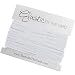 5 Yards of White 1/8" Skinny Elastic - ElasticByTheYard
