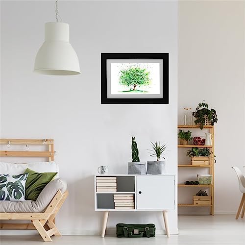 2Pcs Kids Art Frame Changeable -8.3x11.7 ", A4 Front Opening Photo Frames w/ Stand, Wooden Kids Artwork Display Frame for 100 Pictures, Horizontal and Vertical Display for Crafts Drawing 3D Artwork (Black) 9 41+52XcsbQL. AC