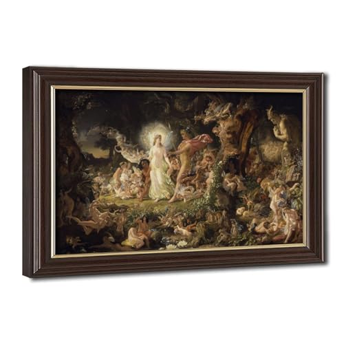 Toile La Querelle d'Oberon et Titania avec cadre : solution pour habiller vos murs vides